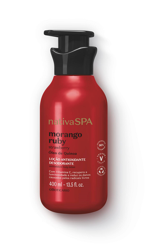 Nativa Spa Loción Hidratante Morango Ruby 400ml