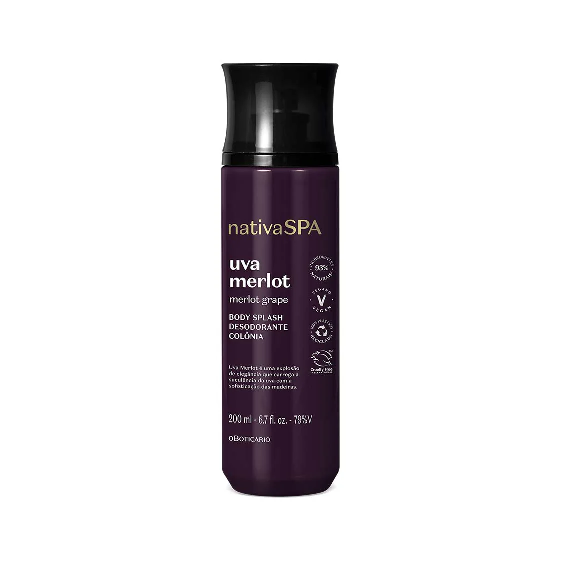 N/SPA BODY SPLASH UVA MERLOT 200 ML