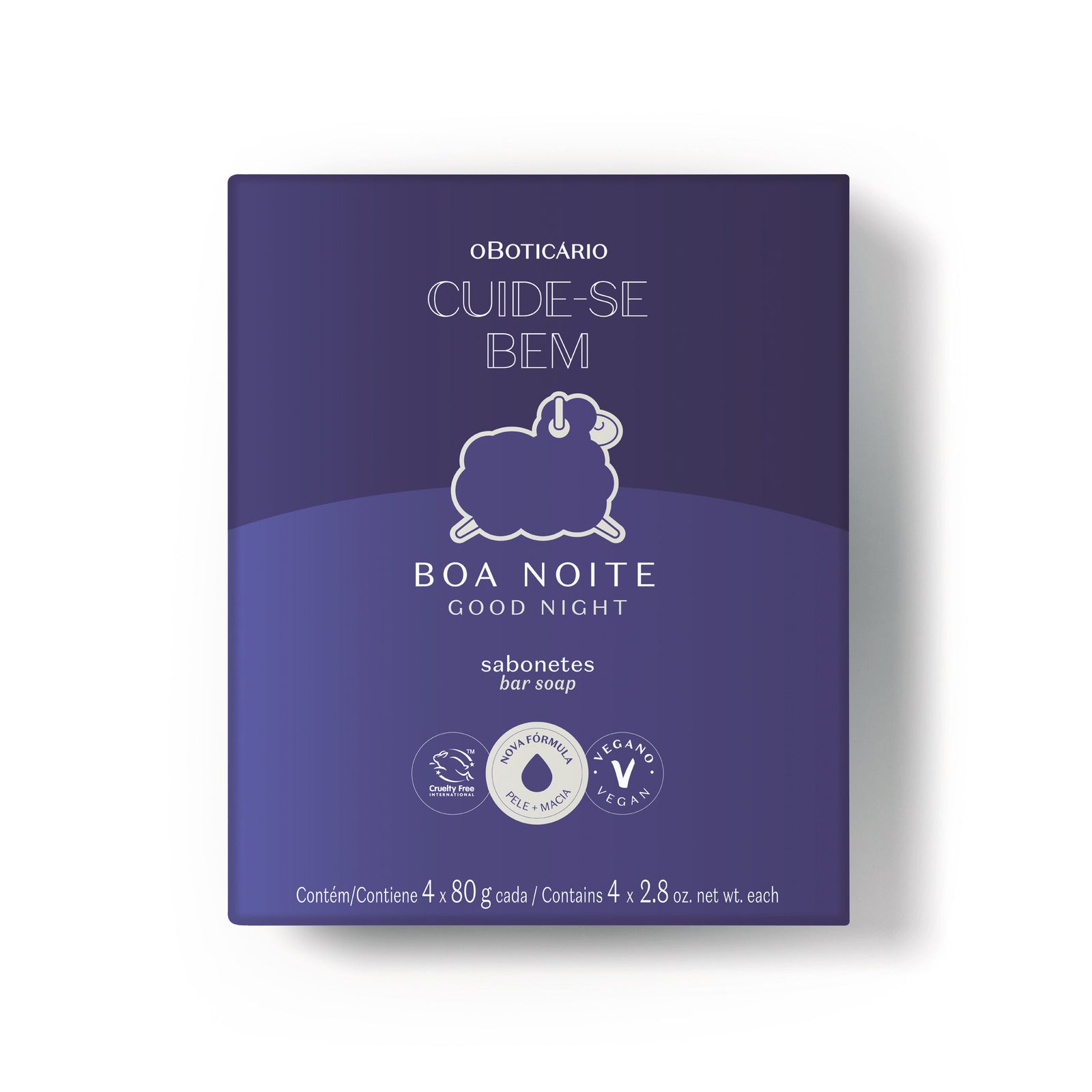 Jabón en Barra Dúo Boa Noite Good Night 4x80gm