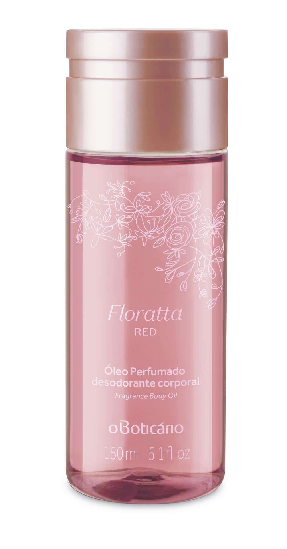 Óleo Perfumado Corporal FLORATTA RED 150ml