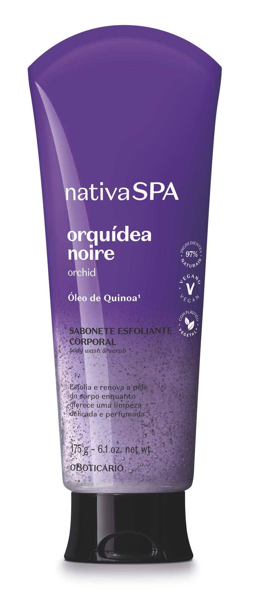 Nativa Spa Orquídea Noire Jabón Líquido Exfoliante Corporal 175g