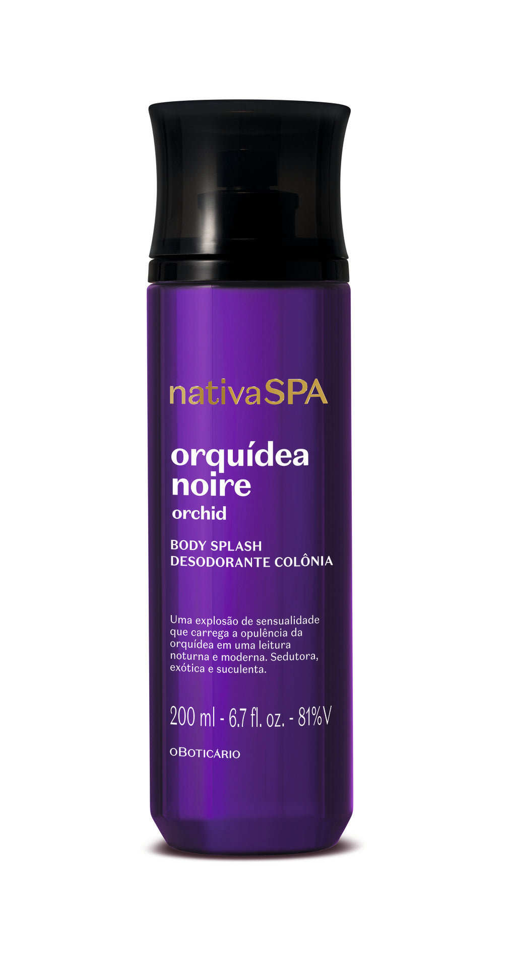 Body Splash Nativa Spa Orquídea Noire 200ml