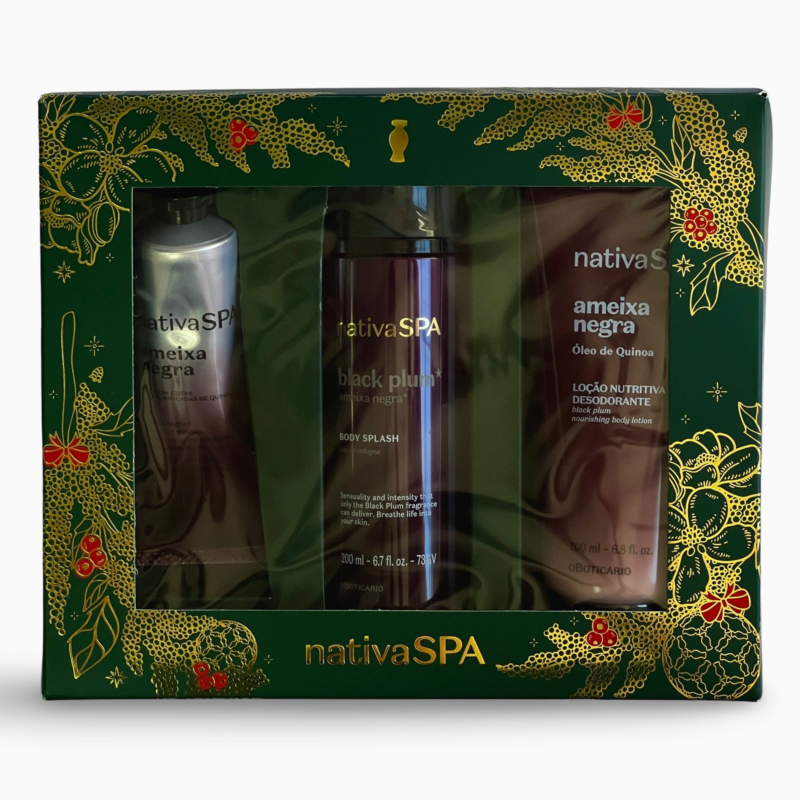 NATIVA SPA ESTUCHA NAVIDAD AMEIXA NEGRA