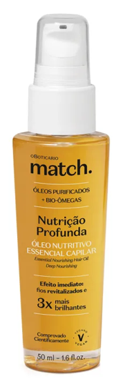 MATCH OLEO CAPILAR NUTRICIÓN PROFUNDA 50 ml