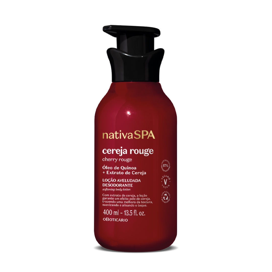 NATIVA SPA LOCIÓN HIDRATANTE CORPORAL CEREZA ROUGE 400 ml
