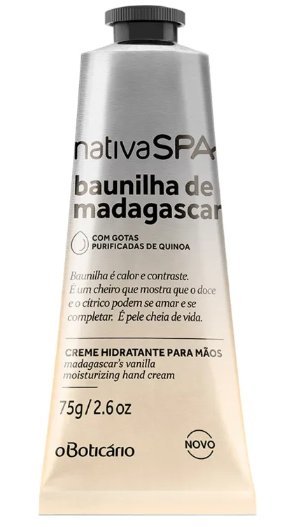 Crema Hidratante para Manos VAINILLA DE MADAGASCAR 75g